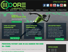 Tablet Screenshot of moorechiro.com